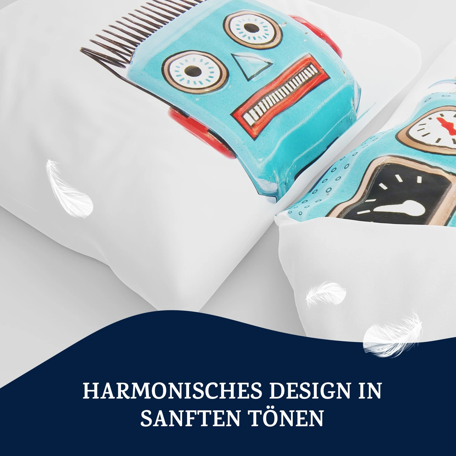 Soft Wonder Kids-Edition Bettwäsche 140 X 200 Cm 65 X 65 Cm Atmungsaktiv Mikrofaser – Bild 4