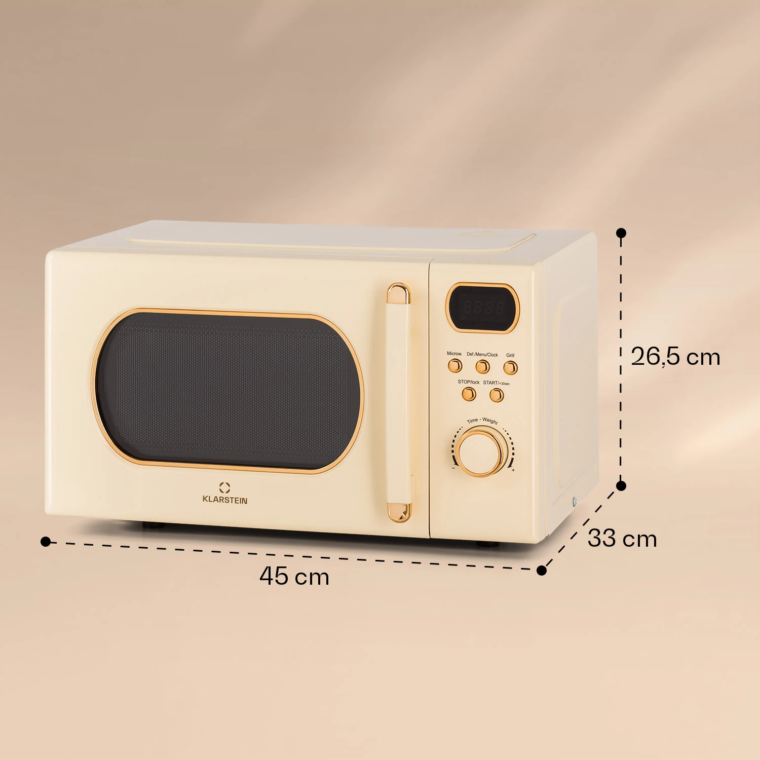 Julieta Mikrowelle Mit Grill 20l 700 / 800 W Ø25,5cm 8 Programme – Bild 7