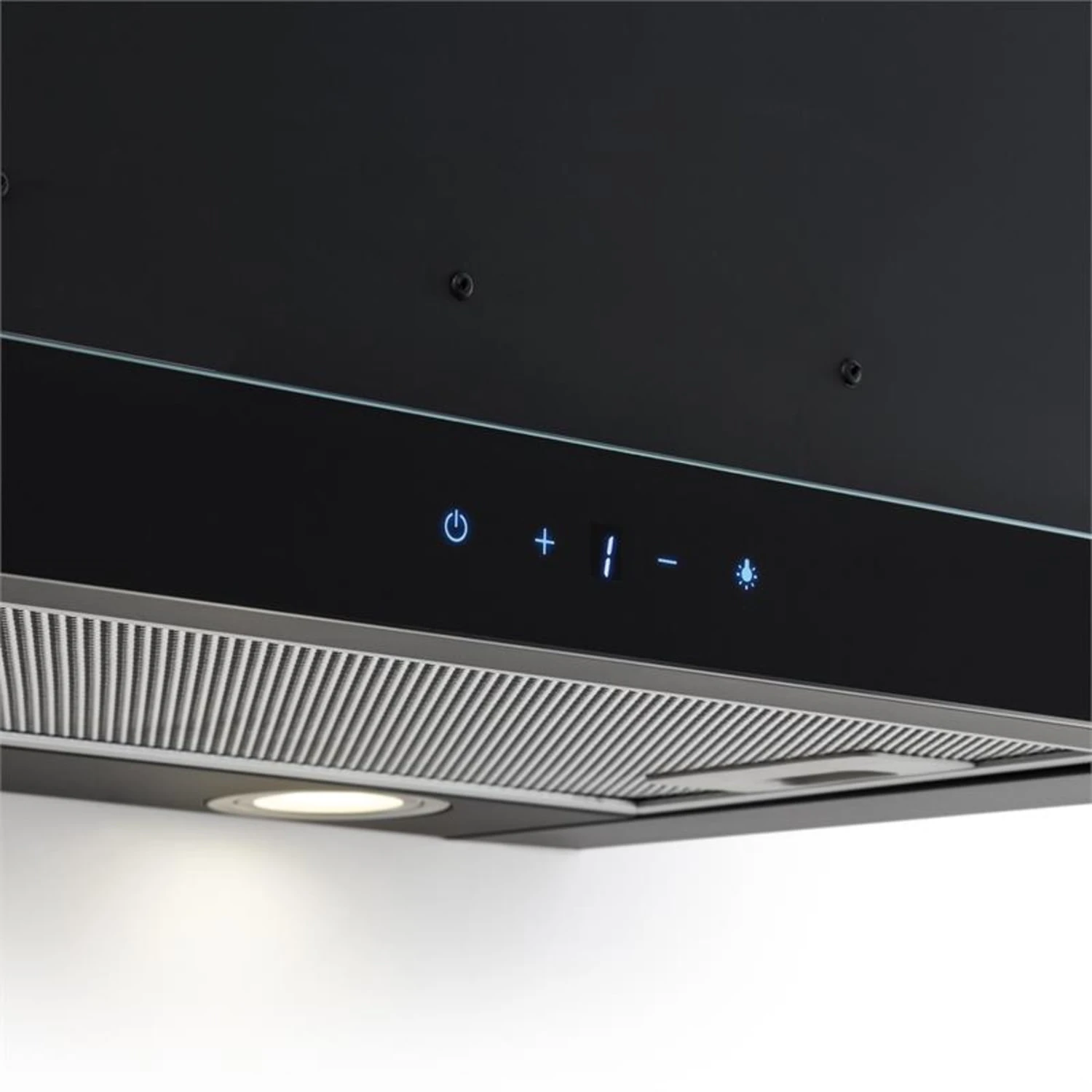 Vinea Dunstabzugshaube Umluftset 60cm 610m³/h Aktivkohlefilter Schwarz – Bild 6